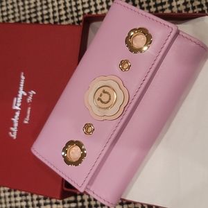 Salvatore ferragamo Leather Keys pouch